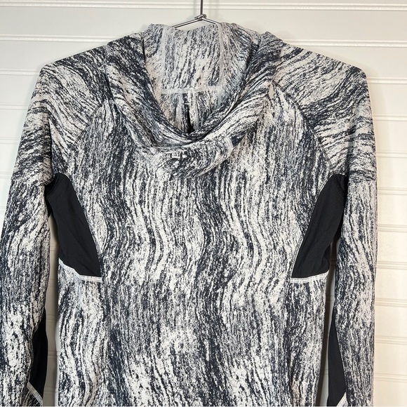 Lululemon Women’s Runbeam Hoodie In Texture Twist White Black *No Size Dot sz 6 - Picture 5 of 11